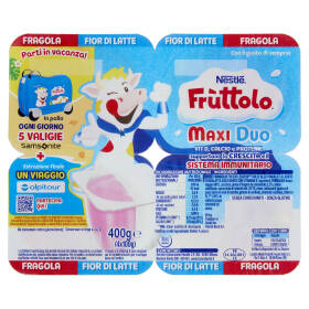 NESTLÉ FRUTTOLO Maxi Duo Fragola - Fior di Latte 4x100g