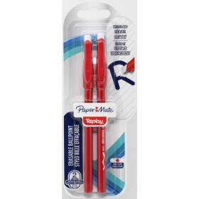 Penna a sfera replay cancellabili colore rossa, 2pz