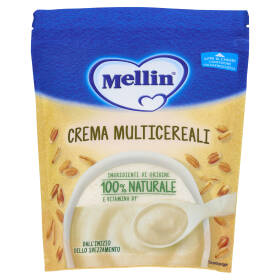 MELLIN Crema Multicereali, Confezione Apri&Chiudi, dall'inizio dello Svezzamento, 200g