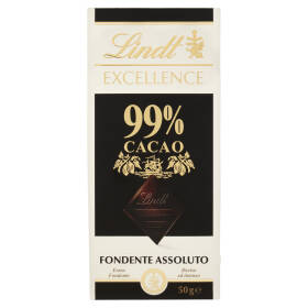 Lindt Excellence Tavoletta Cioccolato Fondente 99% 50 g