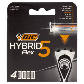 Bic Hybrid Flex 5 Ricariche 4 pz