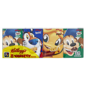 Kellogg's Coco pops Chocos - Frosties - miel pops - Coco pops Chocos - 8 Variety Packs 220 g