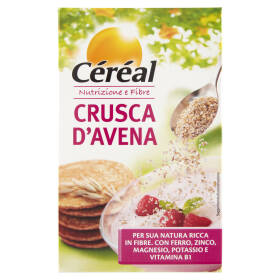 Céréal Nutrizione e Fibre Crusca d'Avena, naturalmente ricca in fibre e vitamine - 360 g
