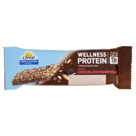 Céréal Senza Zuccheri Aggiunti Barretta Wellness Protein, Cioccolato Mandorla, 13g di proteine - 45g