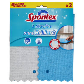 Spontex Microfibre X'tra Brilliant x2