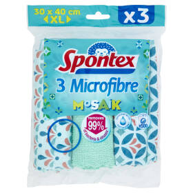 Spontex Microfibre Mosaik x3