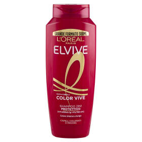 Elvive Color Vive Shampoo 2in1 Protettivo, per Capelli Colorati o Meches, 300 ml
