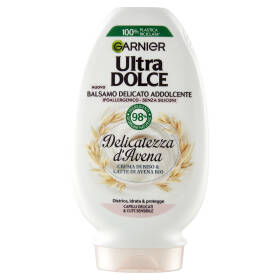 Garnier Ultra Dolce Balsamo Delicatezza D'Avena per capelli delicati, senza parabeni, 200 ml