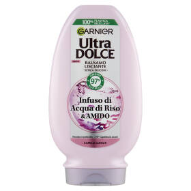 Garnier Ultra Dolce Infuso di Acqua di Riso & Amido, Balsamo Lisciante 200 ml