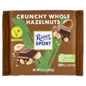 Ritter Sport Crunchy Whole Hazelnuts 100 g