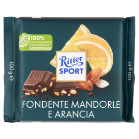 Ritter Sport Fondente Mandorle e Arancia 100 g
