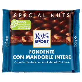 Ritter Sport Special Nuts Fondente con Mandorle Intere 100 g