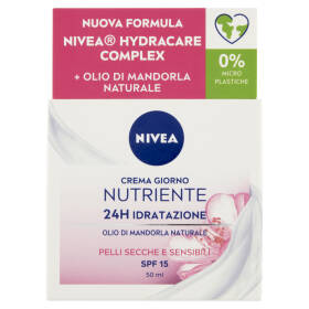 Nivea Crema Giorno Nutriente 24H Idratazione SPF 15 50 ml
