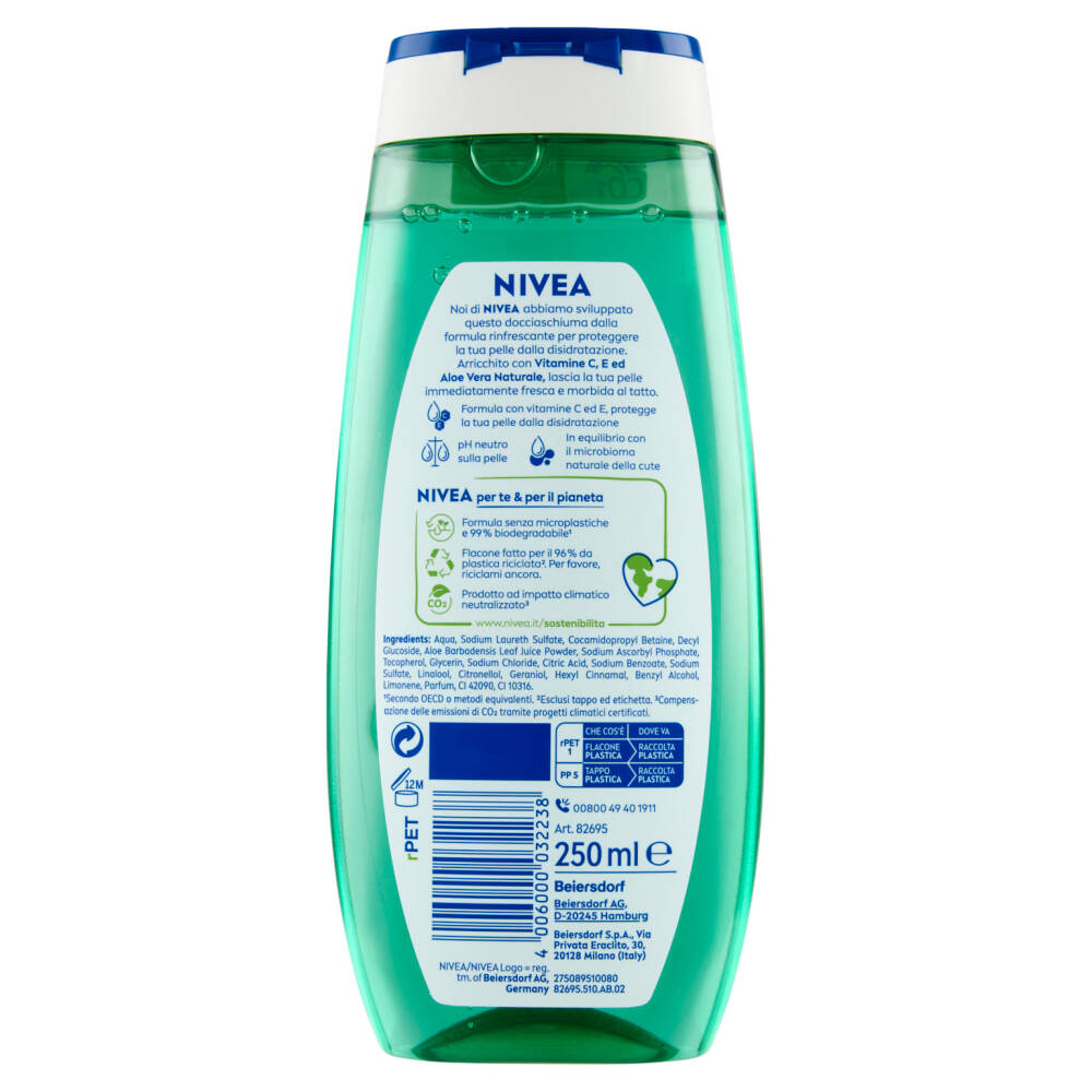 INTESA GEL DOCCIA SHAMPOO RIVITALIZZANTE ED ENERGIZZANTE CON GINSENG 250 ML