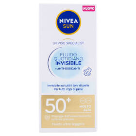Nivea Sun UV Viso Specialist Fluido Quotidiano Invisibile 50+ Molto Alta Fluido ultra-leggero 40 ml