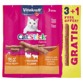 Vitakraft Cat Stick classic Tacchino & Agnello 4 pezzi 24 g