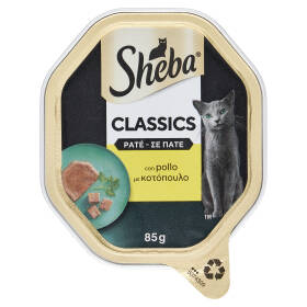 Sheba Paté Classics Cibo Umido Gatto con Pollo 85 g