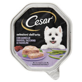 Cesar selezioni dell'orto con Agnello Sugoso, Tacchino & Fagiolini 150 g