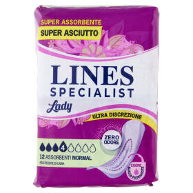 Lines Specialist Lady Assorbenti Normal 12 pz