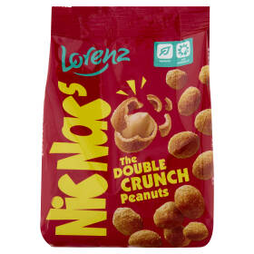 Lorenz Nic Nac's Arachidi sgusciate tostate ricoperte da un croccante guscio piccante 125 g