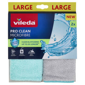 Vileda Pro Clean Microfibre Panno Multiuso 2 pz