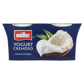 müller Yogurt Cremoso Cocco in Pezzi 2 x 125 g