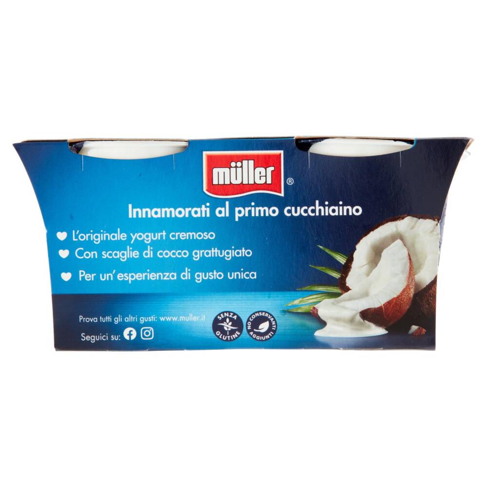 müller Yogurt Cremoso Cocco in Pezzi 2 x 125 g