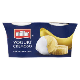 müller Yogurt Cremoso Banana Frullata 2 x 125 g