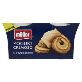 müller Yogurt Cremoso al Gusto Biscotto 2 x 125 g