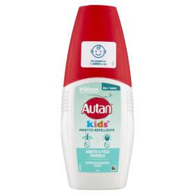Autan Kids Vapo per bambini da 1 anno di età, insetto repellente, contro zanzare e zecche, 100ml