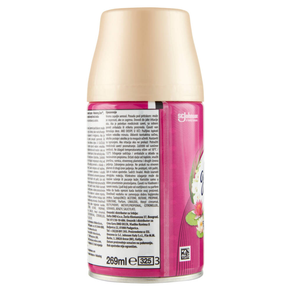 Glade Automatic Spray Ricarica, Profumatore per Ambienti, Fragranza  Relaxing Zen 269ml