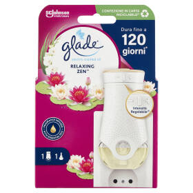 Glade liquido elettrico Profumatore per Ambienti con Olii Essenziali, Fragranza Relaxing Zen 20ml