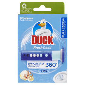 Duck Fresh Discs - Base per Dischi Gel Igienizzanti WC, Fragranza Marine 36ml