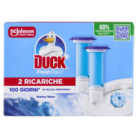 Duck Fresh Discs - Doppia Ricarica, Fragranza Marine 2 x 36ml