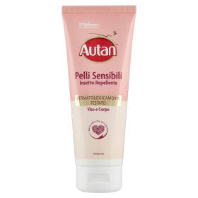 Autan Pelli Sensibili Gel Insetto Repellente e Antizanzare comuni e Tigri 100ml