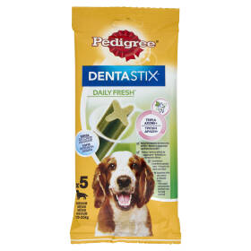 Pedigree Dentastix Fresh Snack per igiene orale Cane Medio 5 Pezzi 128 g