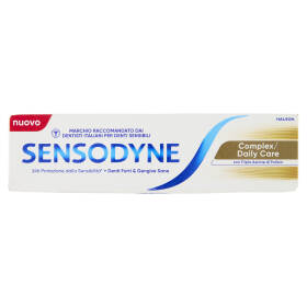 Sensodyne Dentifricio Complex/Daily Care per Denti Sensibili, Tripla Azione di Pulizia 75 ml
