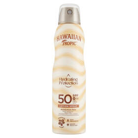 Hawaiian Tropic Hydrating Protection Lozione Solare Protettiva Spray Continuo SPF 50 Alta 220 mL