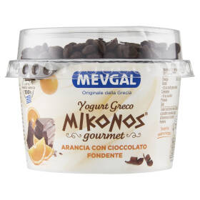 Mevgal Yogurt Greco Mikonos gourmet Arancia con Cioccolato Fondente 165 g