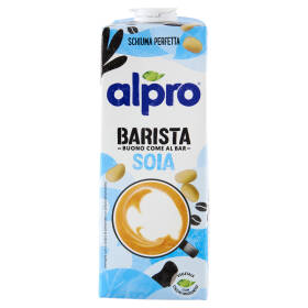 Alpro Barista Soia, Bevanda Vegetale, Schiuma Perfetta, Senza Lattosio, Senza Conservanti, 1l