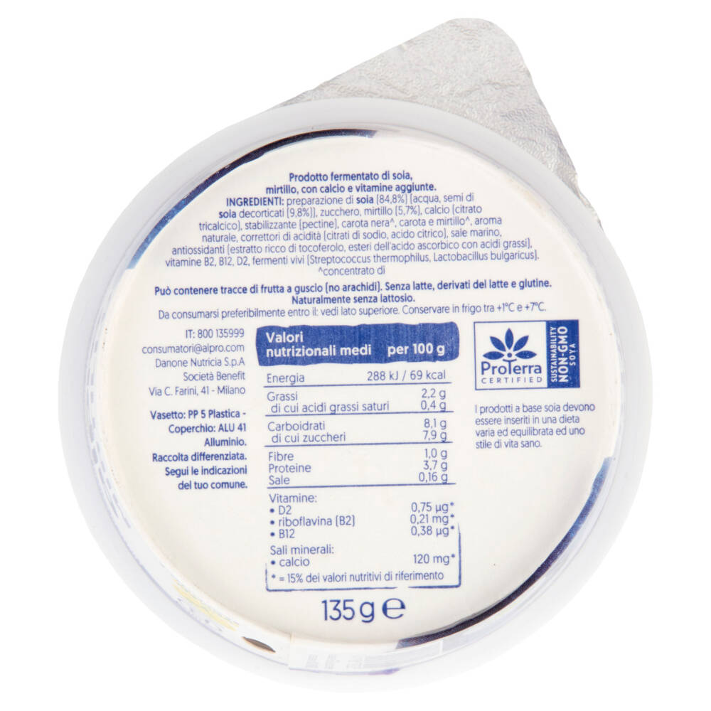 Alternativa vegetale allo yogurt