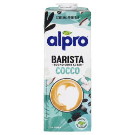 ALPRO Barista Cocco, Bevanda 100% Vegetale, Naturalmente Senza Lattosio, Schiuma Perfetta 1L