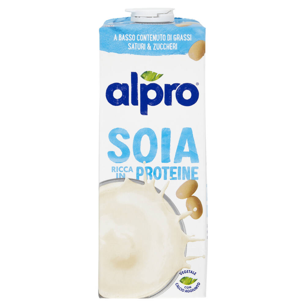 ALPRO Soia Classico, Bevanda alla Soia 100% vegetale con vitamine B2, B12 e  D, 1 L