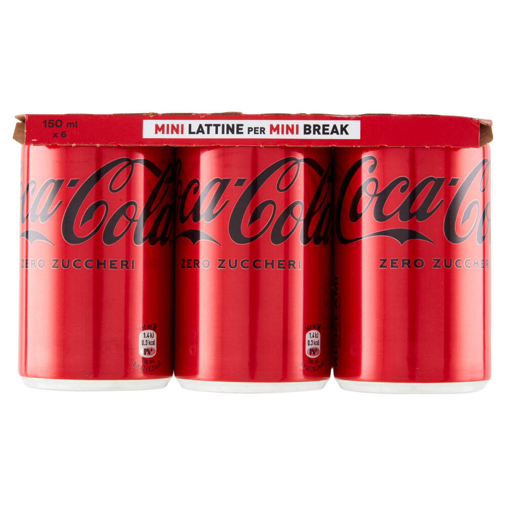 Coca-Cola Zero in PET - Confezione da 6 x 1.5L