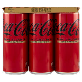 Coca-Cola Zero Senza Caffeina 6 x 33 cl 