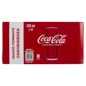Coca-Cola lattina sleek 10 x 33 cl