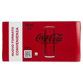 Coca-Cola ZERO lattina sleek 10 x 33 cl