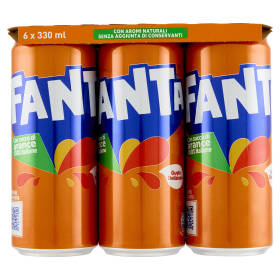 Fanta Orange Sleek 6 x 33 cl