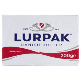 Lurpak Danish Butter Unsalted 200 g