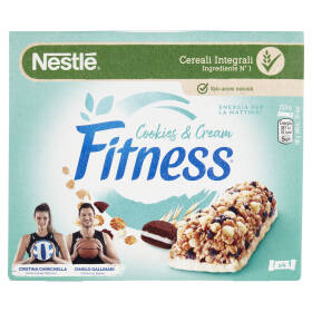 FITNESS Red Berries Barrette Cereali Integrali con Frutti Rossi 6 pezzi da  23,5 g